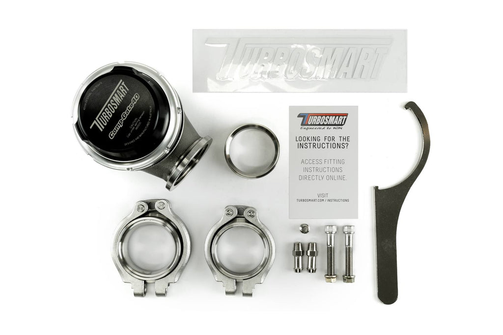Gen4 CompGate40 7psi External Wastegate  (Black)