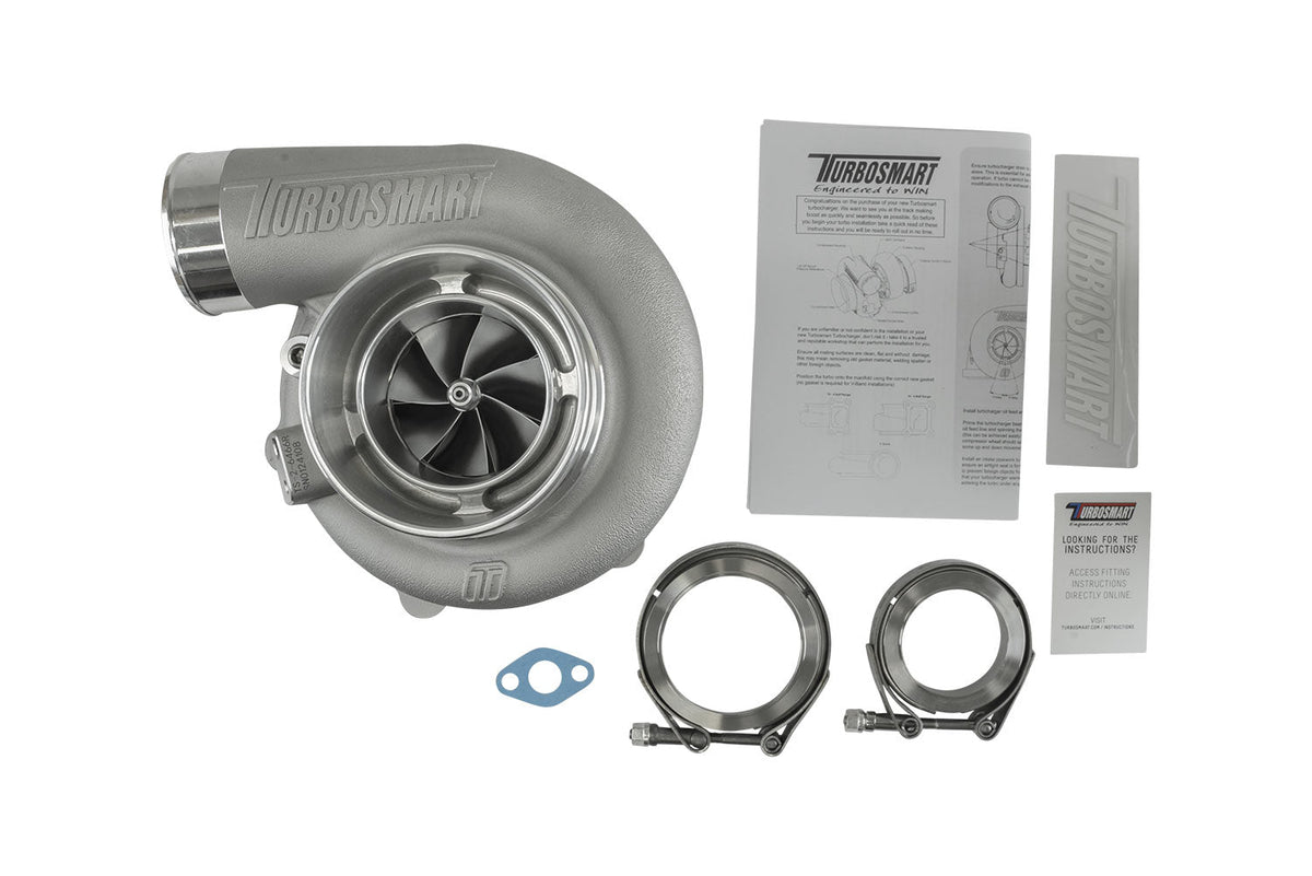 TS-2 Turbocharger (Water Cooled) 6466 V-Band Reverse Rotation 0.82AR Externally Wastegated
