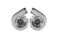 Mirror Twin Turbo Package - TS-1-5862B V-Band 0.82AR Oil Cooled Turbos