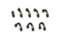 GReddy -04 AN Swivel Hose Ends - Black / Gold