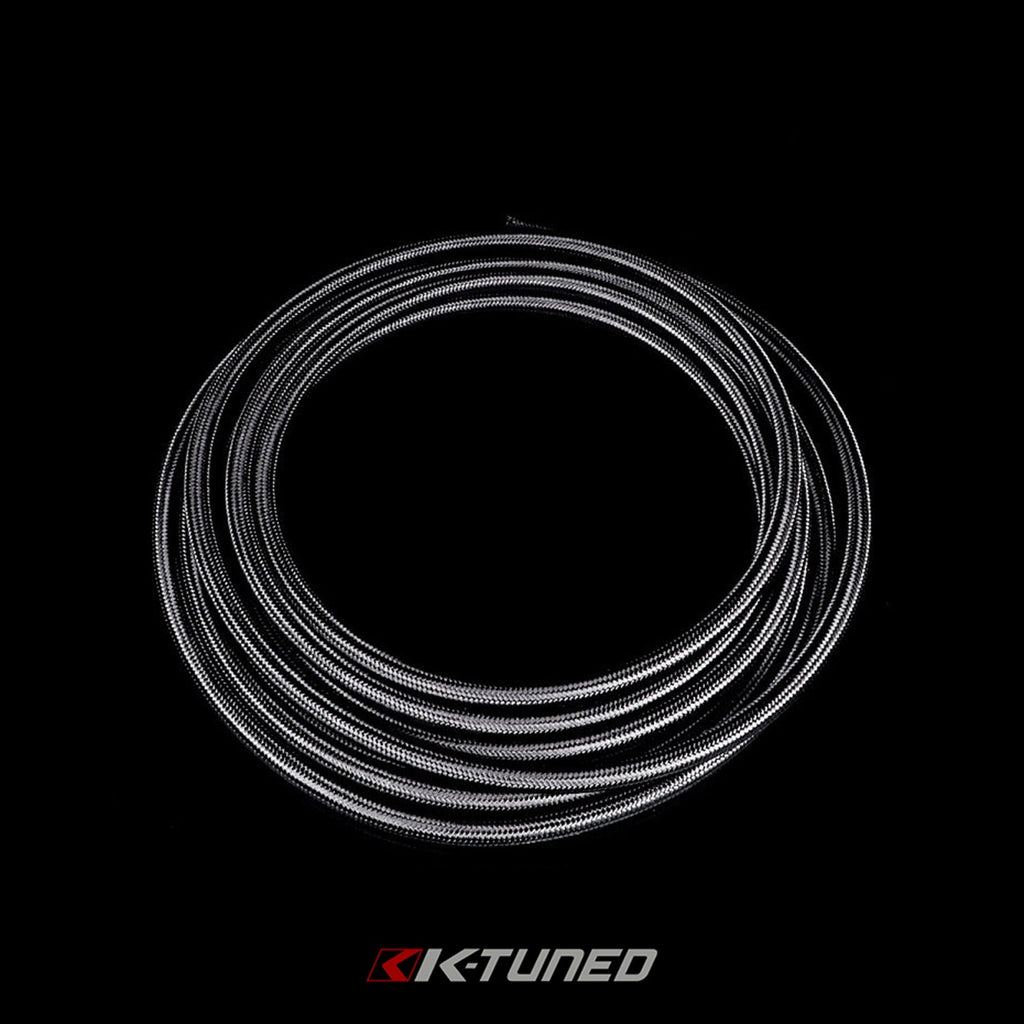 High Pressure PTFE Black Braided AN Hose (Sold by the foot)