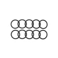 ORB 12AN Viton O-Ring (Pack Of 10)