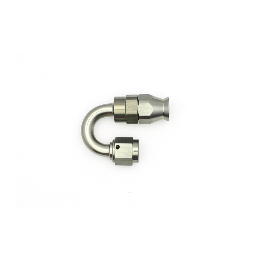 180-Deg. 6AN Swivel PTFE Hose End