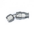30-Deg. 8AN Swivel PTFE Hose End