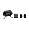 -8AN, 10 micron, 70mm In-line fuel filter kit