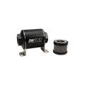 10AN Female, 100 micron, 70mm In-line fuel filter kit