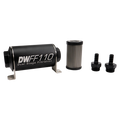 3/8 in, 5 micron, 110mm In-line fuel filter kit