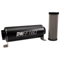 10AN Female, 5 micron, 160mm In-line fuel filter kit
