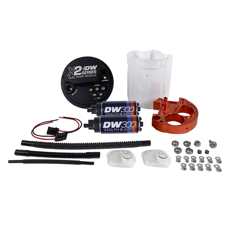 X2 Fuel Pump Module w/DW300 Fuel pumps for 2008-21 Subaru WRX/STI