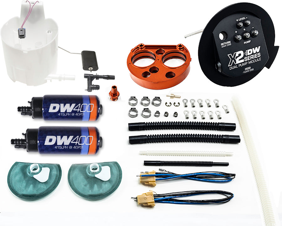 X2 Fuel Pump Module w/DW400 Fuel pumps for 2011-2025 Ford Mustang