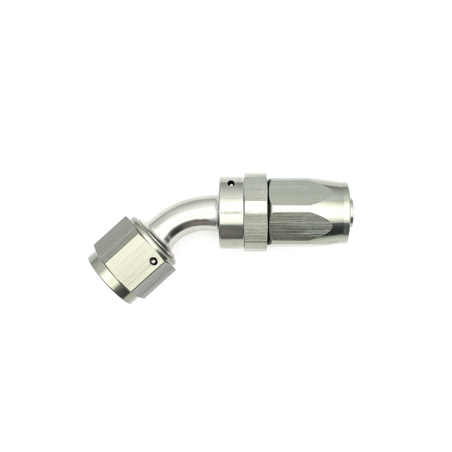 45-Deg. 8AN Swivel CPE Hose End