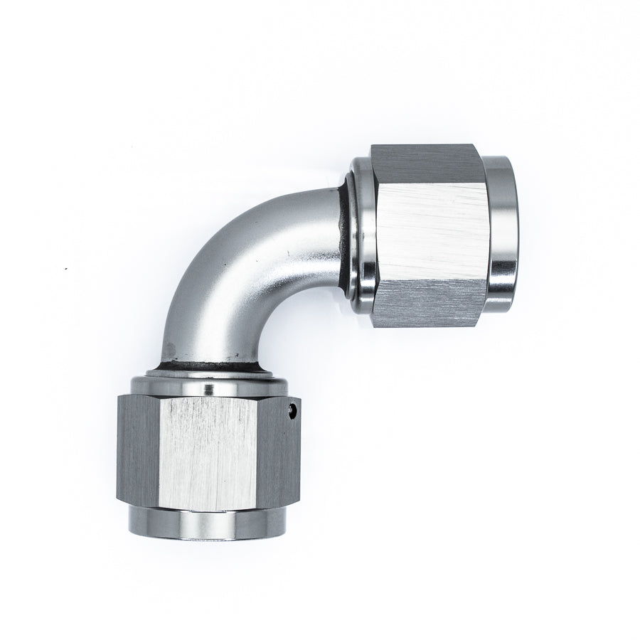 90-Deg. 10AN to 10AN Swivel Coupler