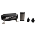 -6AN, 5 micron, 110mm In-line fuel filter kit