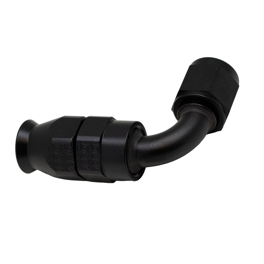 90-Deg. 6AN Swivel PTFE Hose End