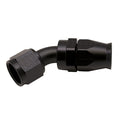 45-Deg. 10AN Swivel PTFE Hose End