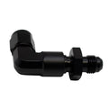 6AN Swivel to 6AN 90-Degree Bulkhead