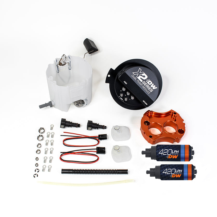 X2 Fuel Pump Module w/DW420 Fuel pumps for 5th Gen Camaro and CTS-V2