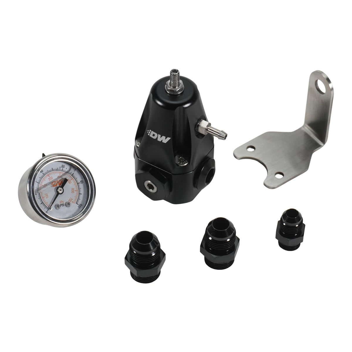 DWR1000 AFPR + pressure gauge + 8AN & 6AN fittings