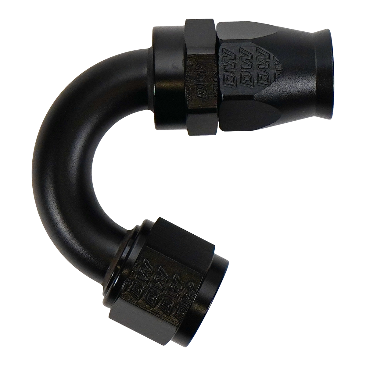 10 AN Female Flare Swivel (Incl Ferule/Olive) 150-degree Hose End PTFE