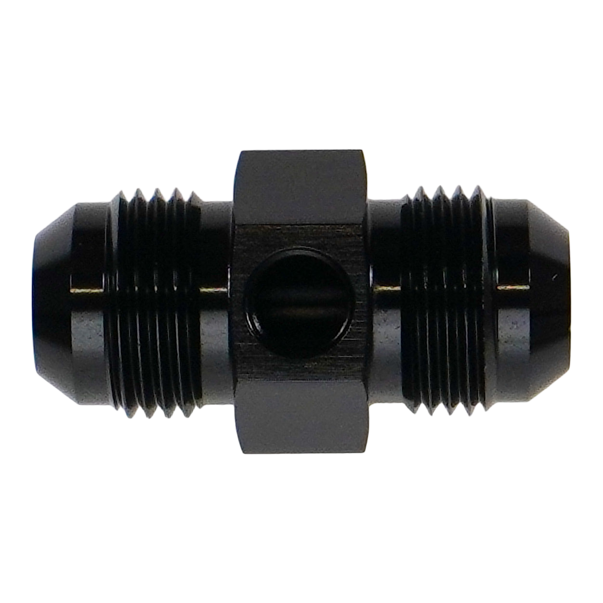 10AN Male Flare Gauge Adapter with 1/8" Gauge Port