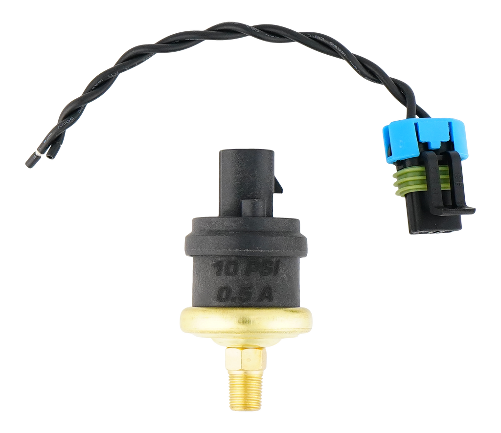 1/8th NPT 10 Psi Adjustable Hobbs Switch with Pigtail
