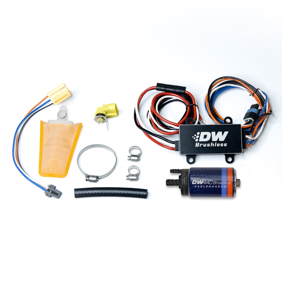 DW440 Brushless Fuel Pump w/2-speed controller for NA/NB Miata and Early Impreza