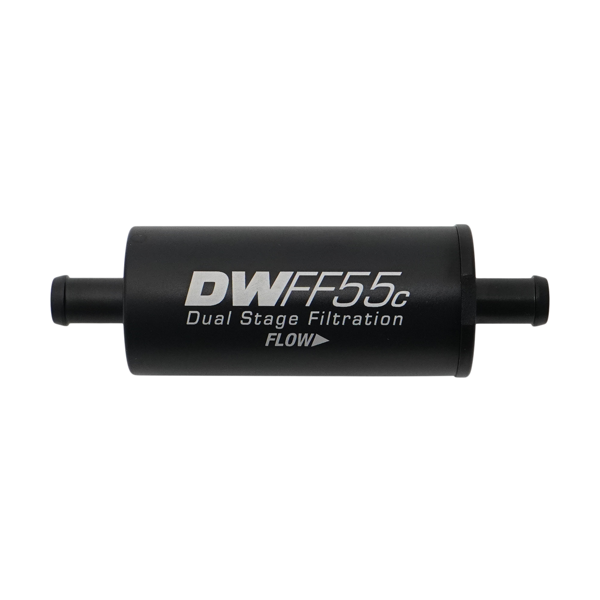 3/8 in Barb, 10 micron, 55mm In-line fuel filter kit