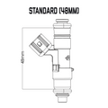 Single Universal Standard Injector (48mm)
