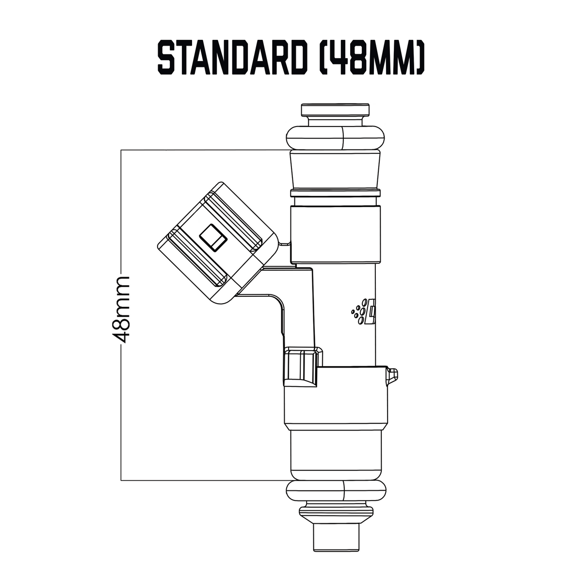 Single Universal Standard Injector (48mm)