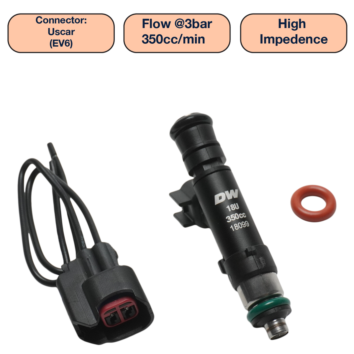 Single Universal Tall Injector (60mm)
