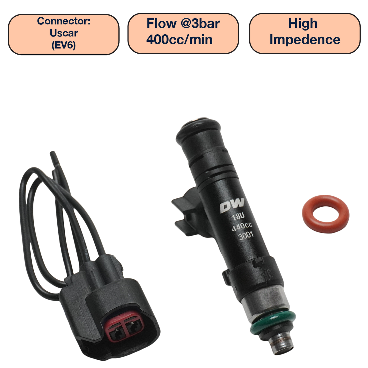 Single Universal Tall Injector (60mm)