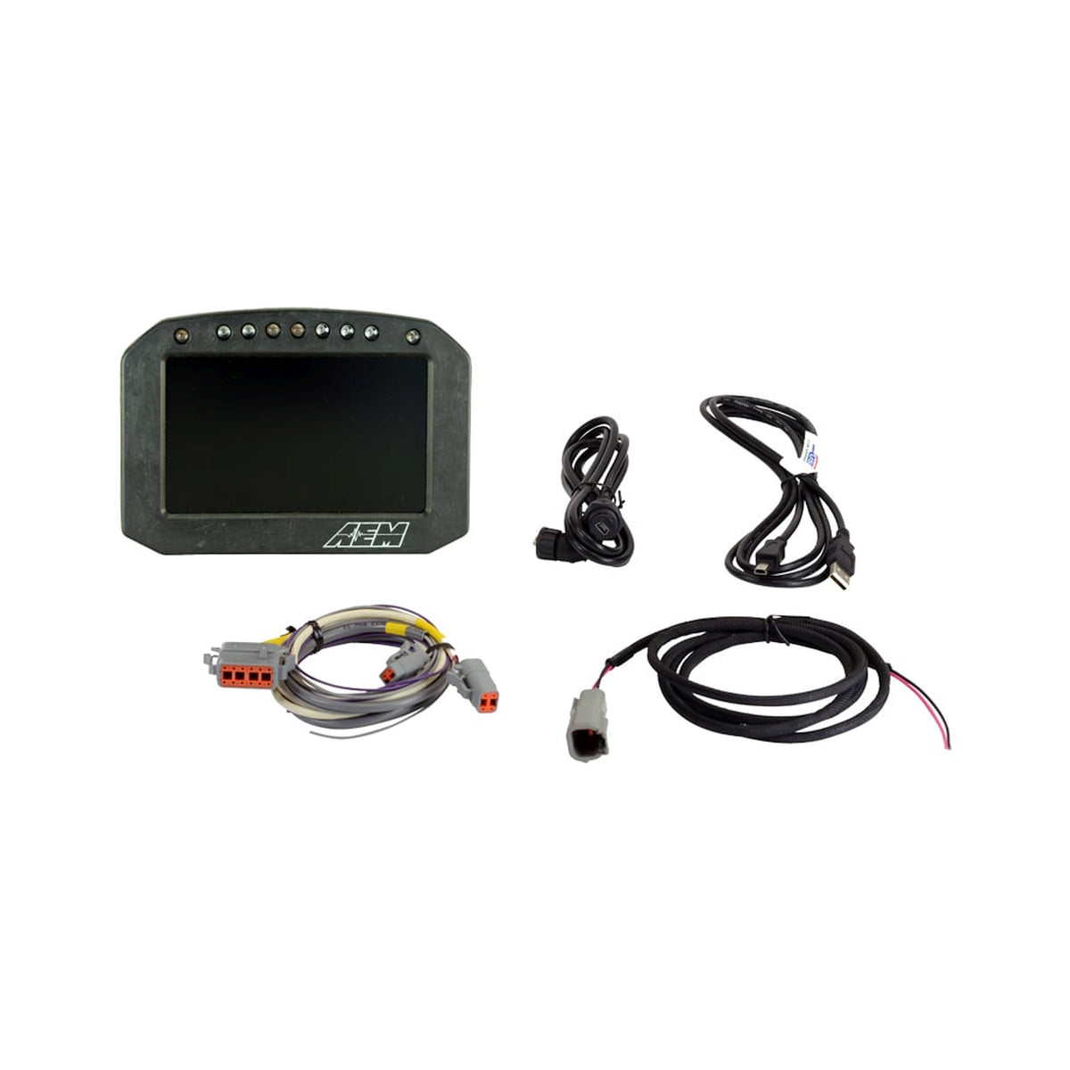 AEM CD-5FL Carbon Flat Panel Logging Display 30-5601F