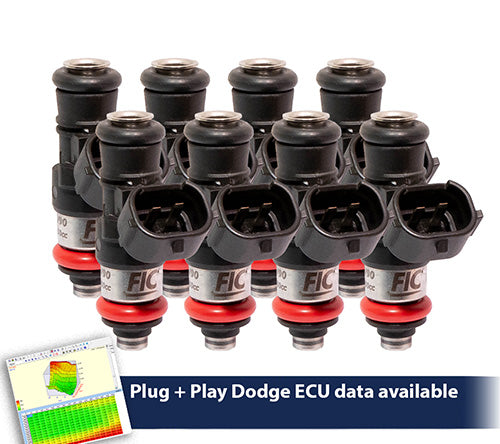2150cc (240 lbs/hr at OE 58 PSI fuel pressure) FIC Fuel Injector Clinic Injector Set for Dodge Hemi Gen 1-4 Whipple Supercharger(High-Z) (is153-2150h-sc)