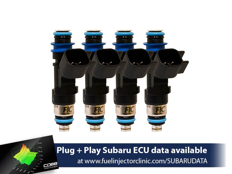 1000cc FIC Top-Feed Converted Subaru Sti ('04-'06) Legacy GT ('05-'06) Fuel Injector Clinic Injector Set (High-Z) (is176-1000h)