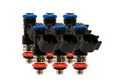 1650cc (180 lbs/hr at OE 58 PSI fuel pressure) FIC Fuel Injector Clinic Injector Set for Jeep 3.6L V6 engines (High-Z) (is232-1650h)