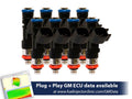 525cc (58 lbs/hr at OE 58 PSI fuel pressure) FIC Fuel Injector Clinic Injector Set for LS2 engines (High-Z) (is302-0525h)