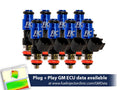 1650cc (180 lbs/hr at OE 58 PSI fuel pressure) FIC Fuel Injector Clinic Injector Set for LS2 engines (High-Z) (is302-1650h)