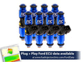 1200cc (110 lbs/hr at 43.5 PSI fuel pressure) FIC Fuel  Injector Clinic Injector Set for Mustang GT (1987-2004)/ Cobra (1993-1998)(High-Z) (is402-1200h)