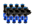 1650cc (160 lbs/hr at 43.5 PSI fuel pressure) FIC Fuel Injector Clinic Injector Set for Ford Shelby GT500 (2007-2014) / Ford GT40 (2005-2006)(High-Z) (is404-1650h)