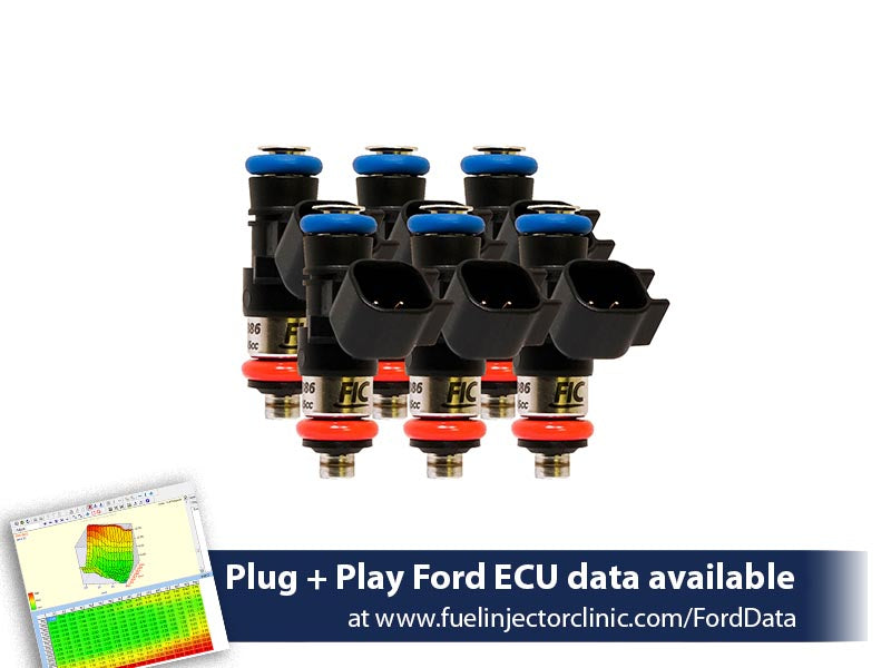 1650cc (160 lbs/hr at 43.5 PSI fuel pressure) FIC Fuel  Injector Clinic Injector Set for Ford Raptor (2017-2019) Injector Sets (is409-1650h)