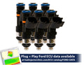 525cc (50 lbs/hr at 43.5 PSI fuel pressure) FIC Fuel Injector Clinic Injector Set for Ford Falcon XR6T (FG) (is412-0525h)
