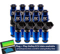 2150cc (240 lbs/hr at OE 58 PSI fuel pressure) FIC Fuel Injector Clinic Injector Set for Holley GM and FORD (High-Z) (ish01-2150h)