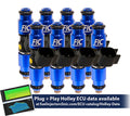 1440cc (160 lbs/hr at OE 58 PSI fuel pressure) FIC Fuel Injector Clinic Injector Set for Holley Hemi (High-Z) (ish02-1440h)
