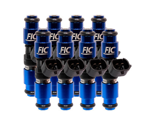 2150cc (240 lbs/hr at OE 58 PSI fuel pressure) FIC Fuel Injector Clinic Injector Set for Dodge 5.2L (2000-2001), 5.9L (2000-2003), 4.7L (2002-2007), 6.4L (2014 - present) (High-Z)(IS155-2150H)