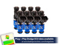 2150cc (240 lbs/hr at OE 58 PSI fuel pressure) FIC Fuel Injector Clinic Injector Set for Dodge 4.7L (2008-2013), 5.7L  (2003 - present) (High-Z)(IS156-2150H)