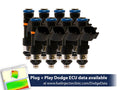 1400cc (160 lbs/hr at OE 58 PSI fuel pressure) FIC Fuel Injector Clinic Injector Set for Dodge Hemi SRT-8, 5.7 (High-Z) (is153-1400h)