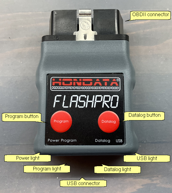 Hondata FlashPro Mini race ECU tuning device for supported Integra 1.5T applications