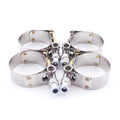 Hybrid Racing T-Bolt Radiator Hose Clamps 38-42mm (4pk)