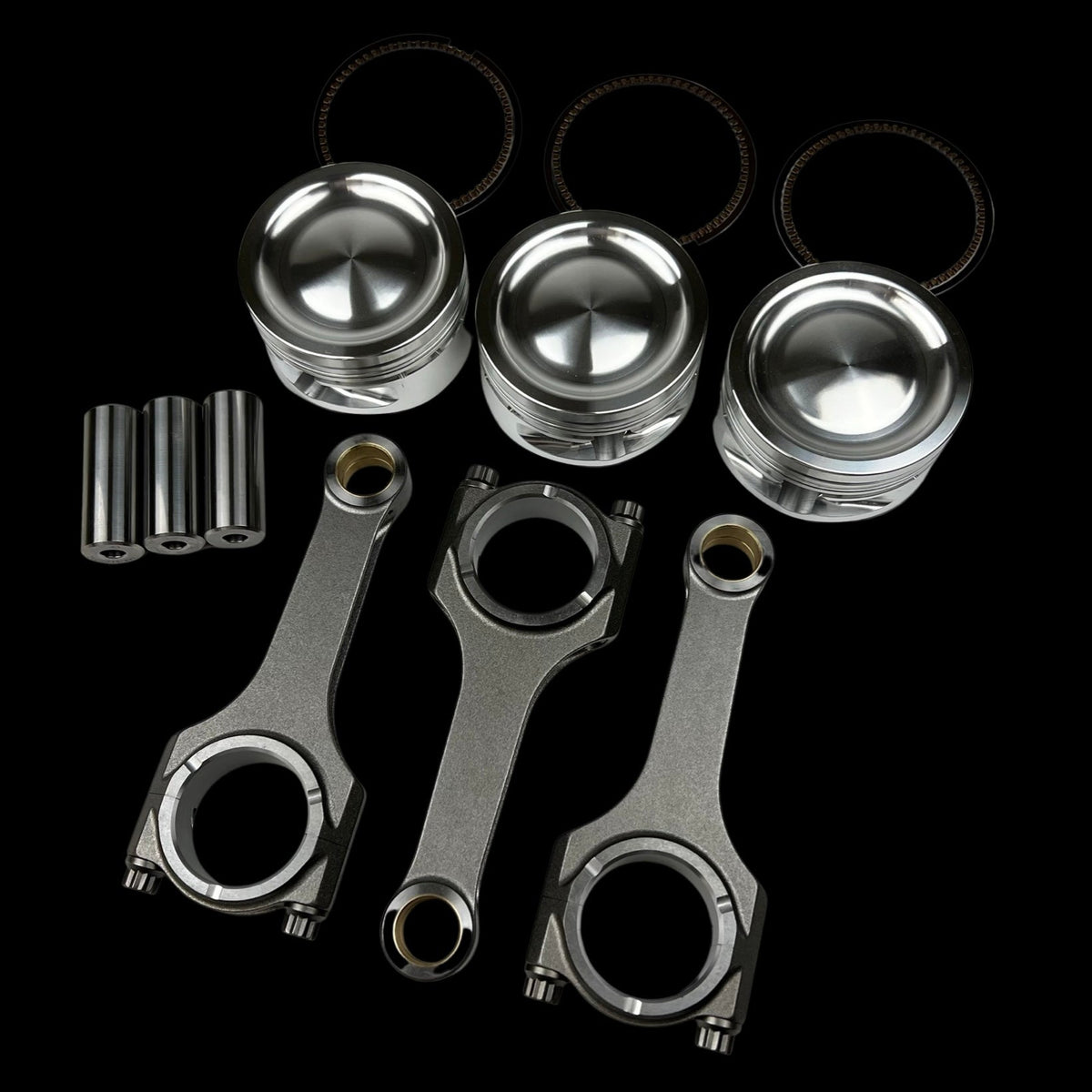 BC9338 - Can-Am X3 Short Block Package (BC6932HD Rods & CP 74mm Pistons)