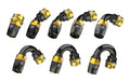 GReddy PRO/SPEC -10 Quick-Release Swivel Hose Ends - Black / Gold